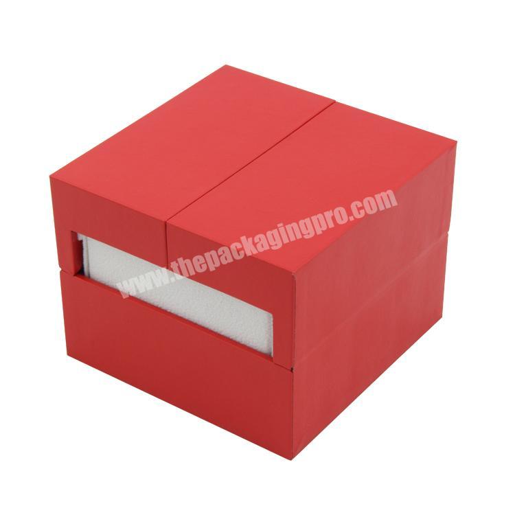 Free Sample Custom Logo Luxury Unique Cardboard Watch Box Packing OEM Logo Accepted Design Own Watch Box