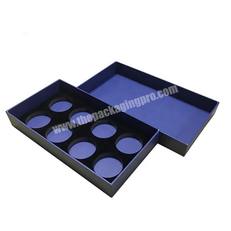 Free sample custom printing luxury costmetic Blush and eye shadow packaging paper box