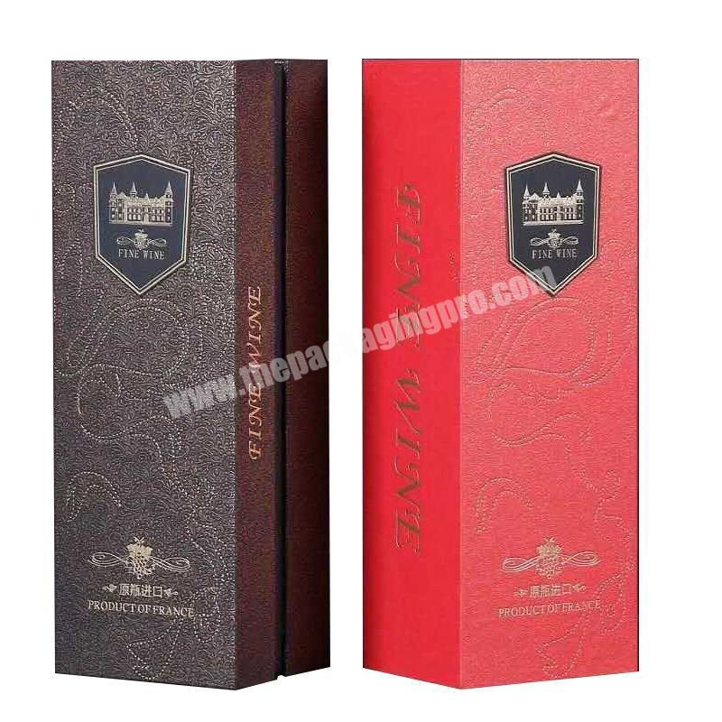 Free sample paper packaging box for luxury wine packaging box