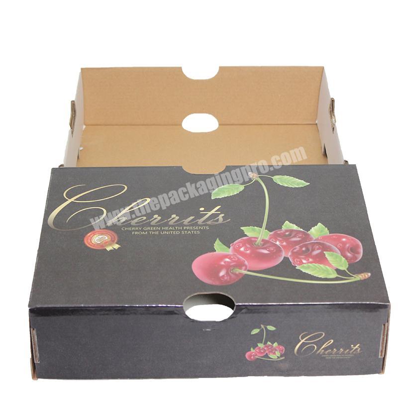 Fruit Packaging Box Carton with Color Printing Fruit Cardboard Box Corrugated Carton for Coconut Packaging Box