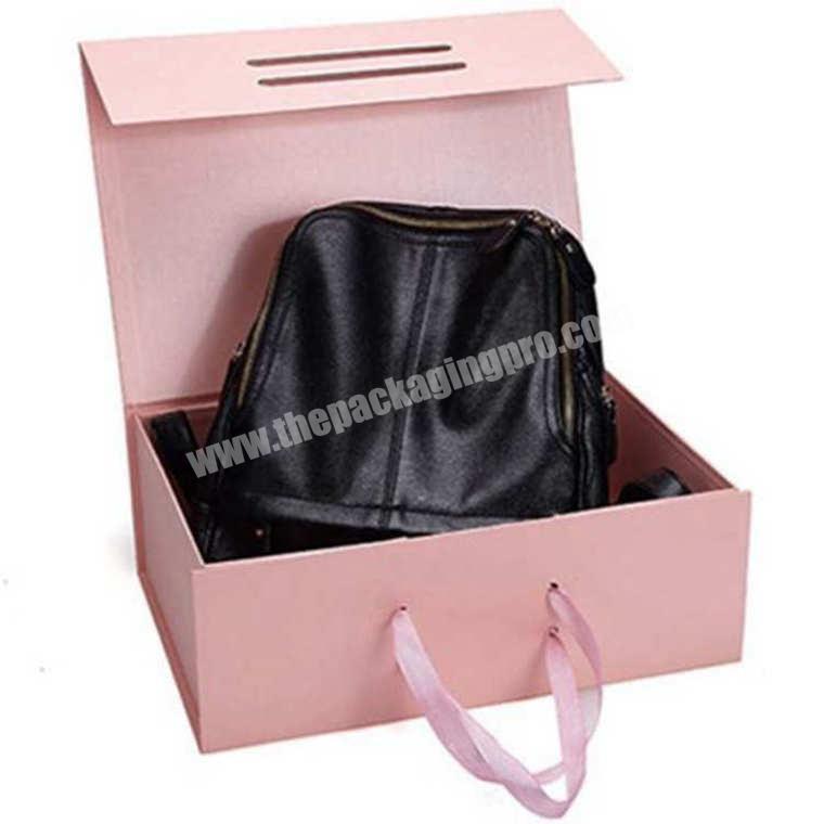 FSC Clamshell Cardboard Cloth Packaging Box With Magnetic Closure