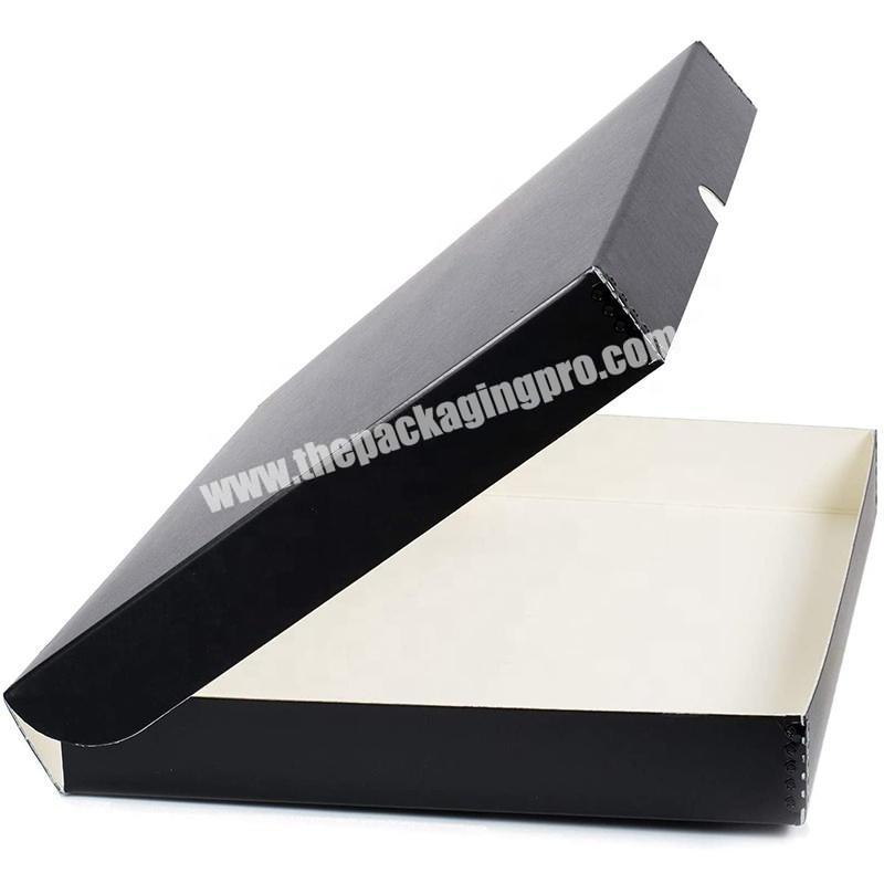 Full Black Single Corrugated Wall Paper Carton Packaging Box kraft paper gift box