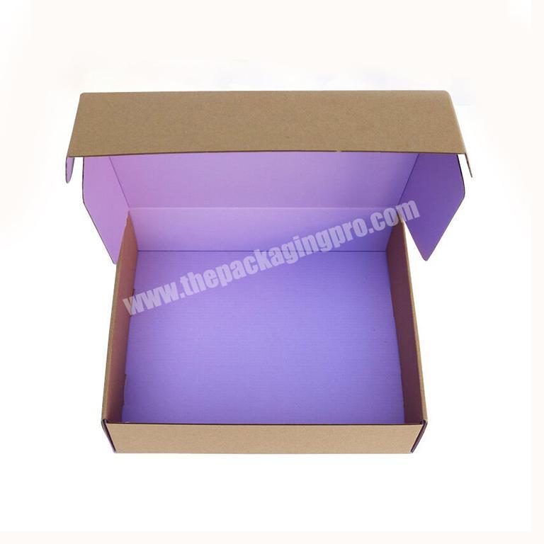 Full Color Custom Printing Fluted Paper Mailer Packaging Corrugated Monthly Beauty Subscription Boxes For Shipping