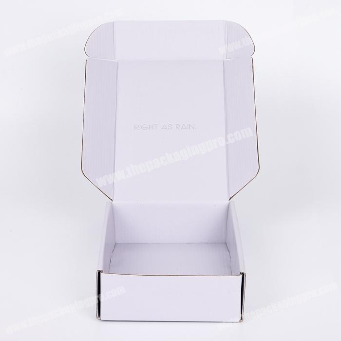 Full Color logo printing Strong Fluted Mailer Packaging Luxury White E commerce Wine Shipping Box