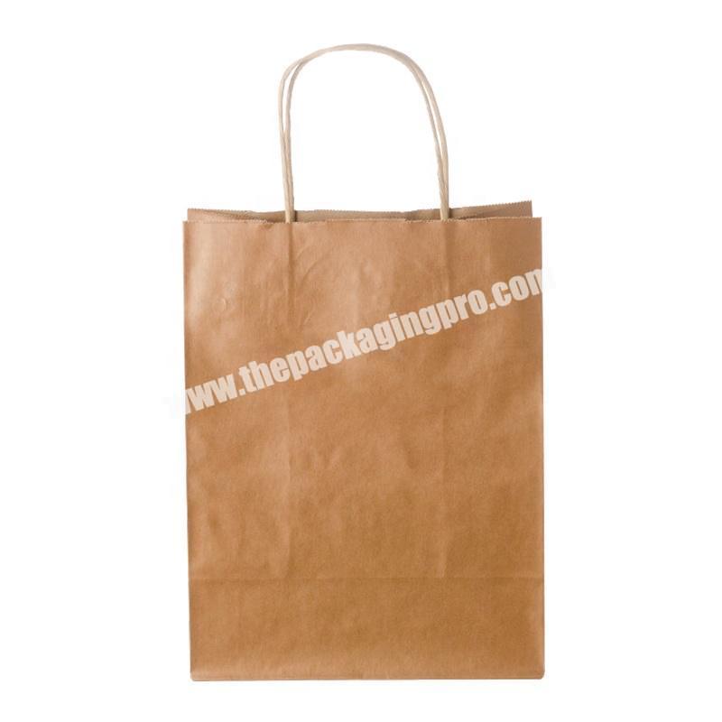Full Color Printing Paper Type Packing Bag Kraft Paper Food Packing Eco-Friendly Brown And White Red Wine Large Kraft Paper Bag