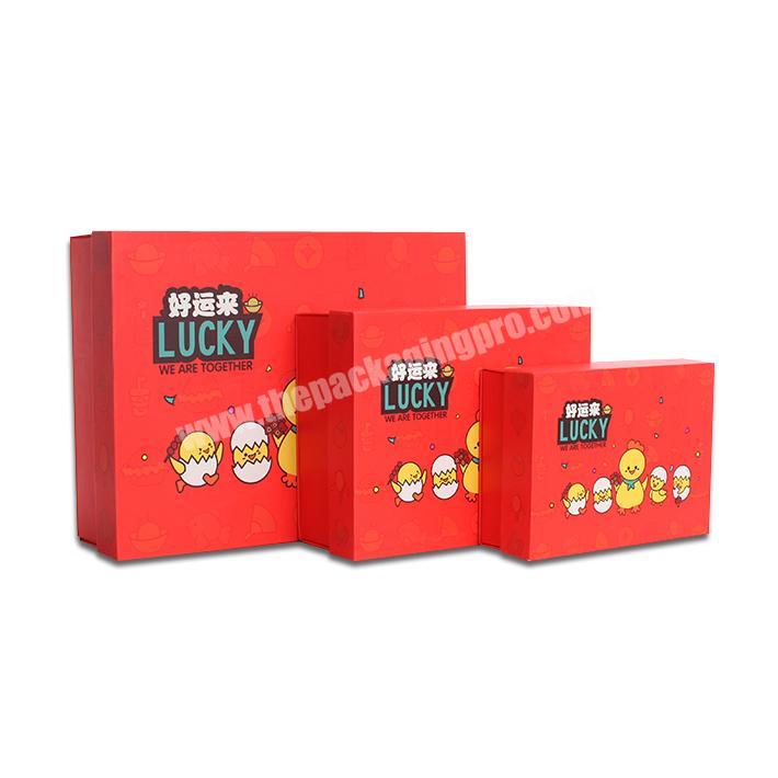 Full color printing small folding gift box magnetic
