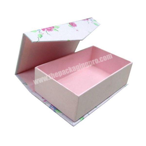 Full color  reycle Custom Book shape Custom Cosmetic Stoarage boxFor Cosmetic Paper Box