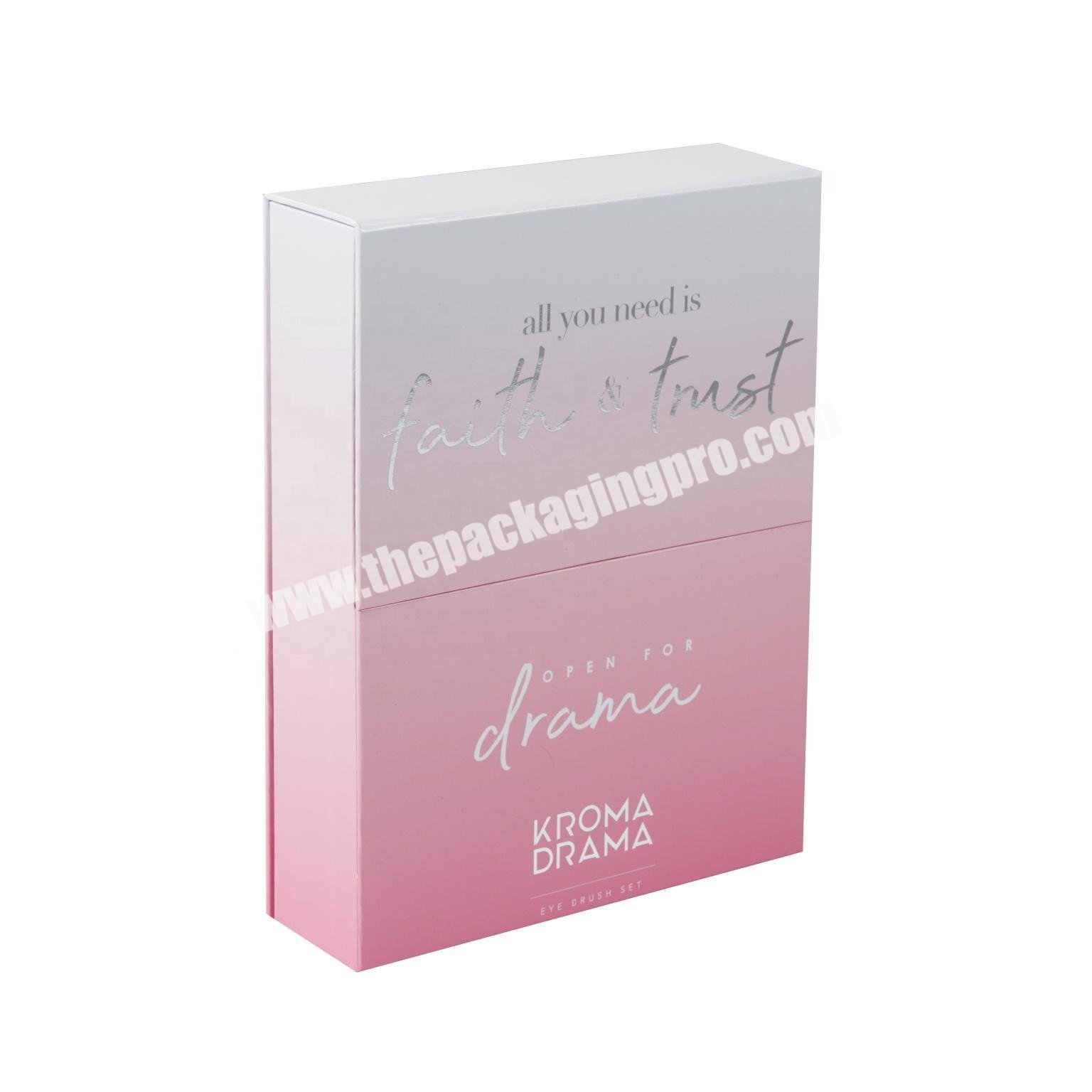 Full of girlish very popular pink eyelash brush cosmetic gift box