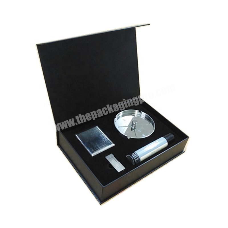 Gaodi Custom Luxury Book Shaped Rigid Paper Packaging Magnetic Gift Boxes With Eva Foam Insert