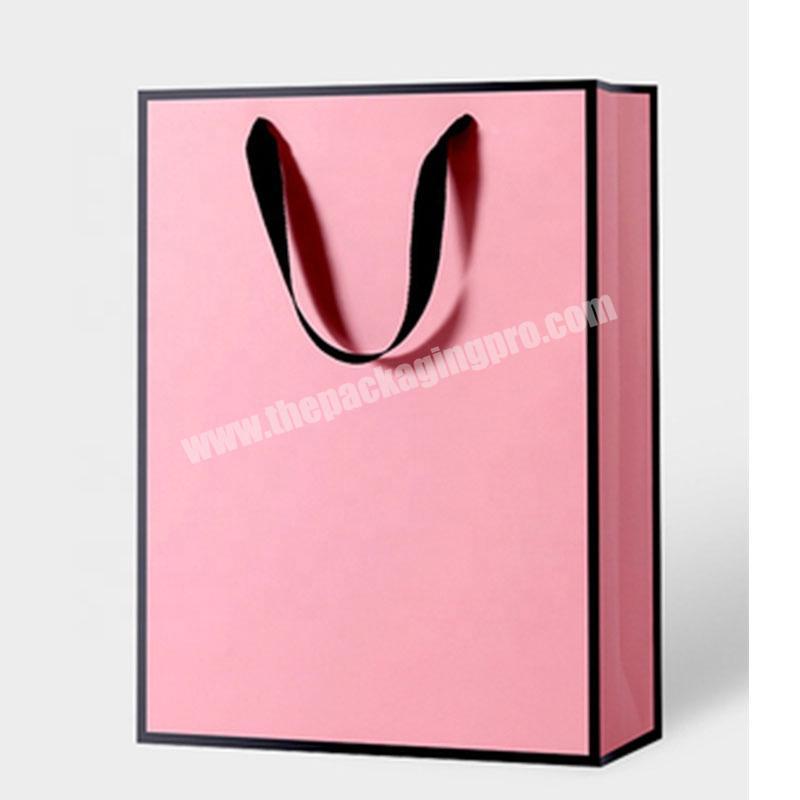 Gaodi High Quality Custom Logo Shoes Men Dresses Women Hand Bags Flat Paper Customized Color Design Clothing Shopping Paper Bag