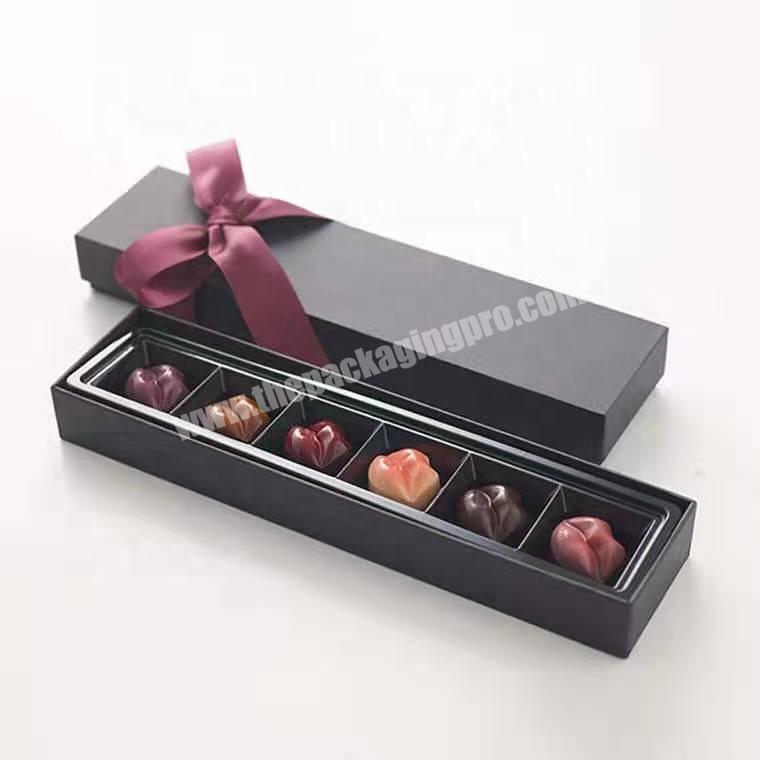 Gaodi Packaging Custom Made Cardboard Chocolate Truffle Boxes With Plastic Trays