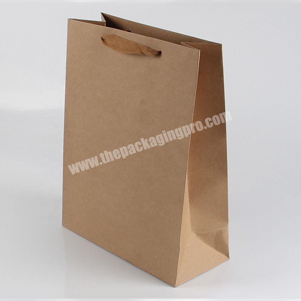 Garment kraft printed gift packing boutique paper shopping bag