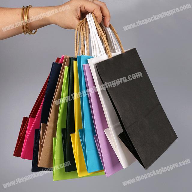 General cheap gift kraft paper bag for opening ceremony, birthday, award commemoration, wedding, advertising promotion