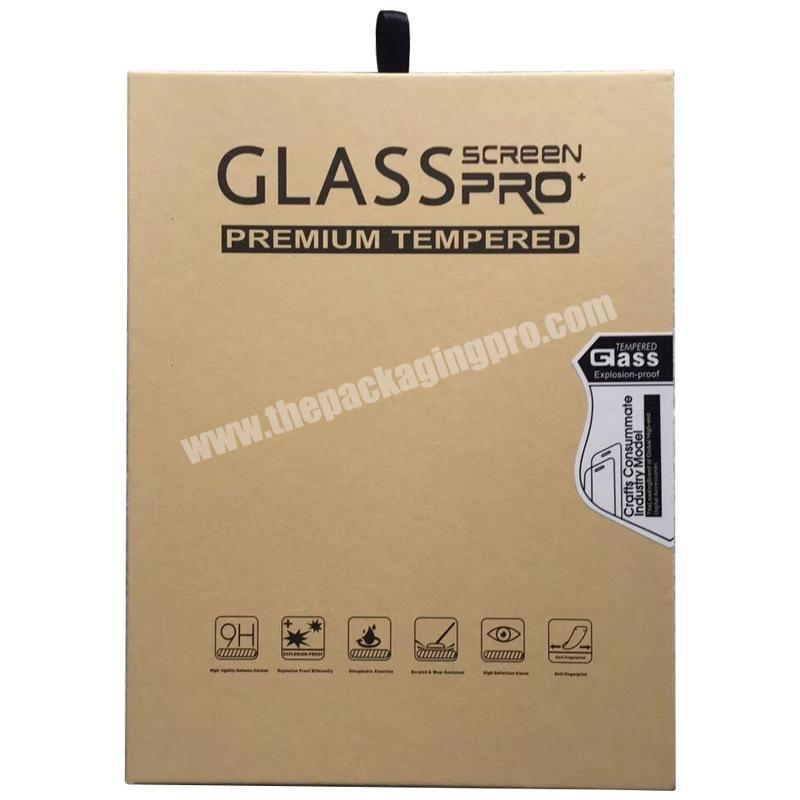 General Tempered glass case packaging 3D screen protector packaging box Phone iPad protective film packaging