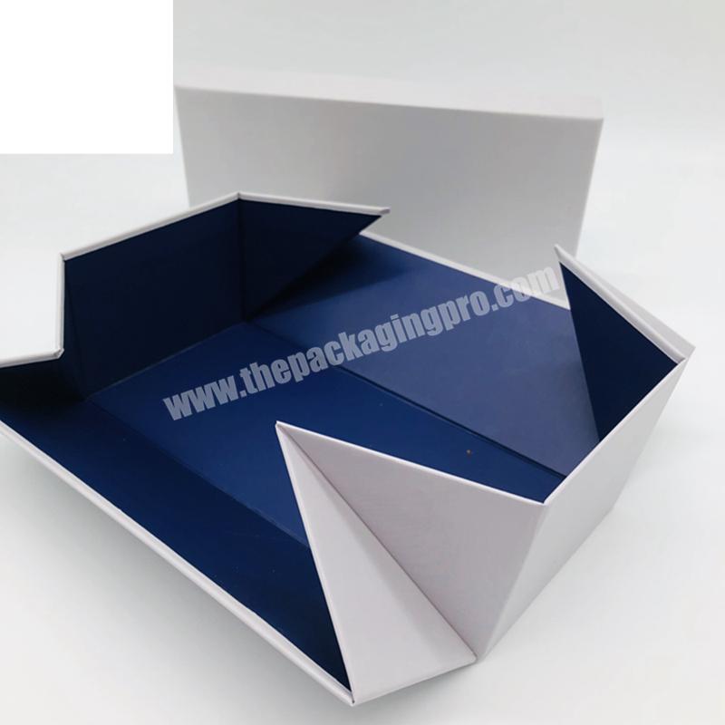 gift box custom packaging luxury paper flat folding box with magnet