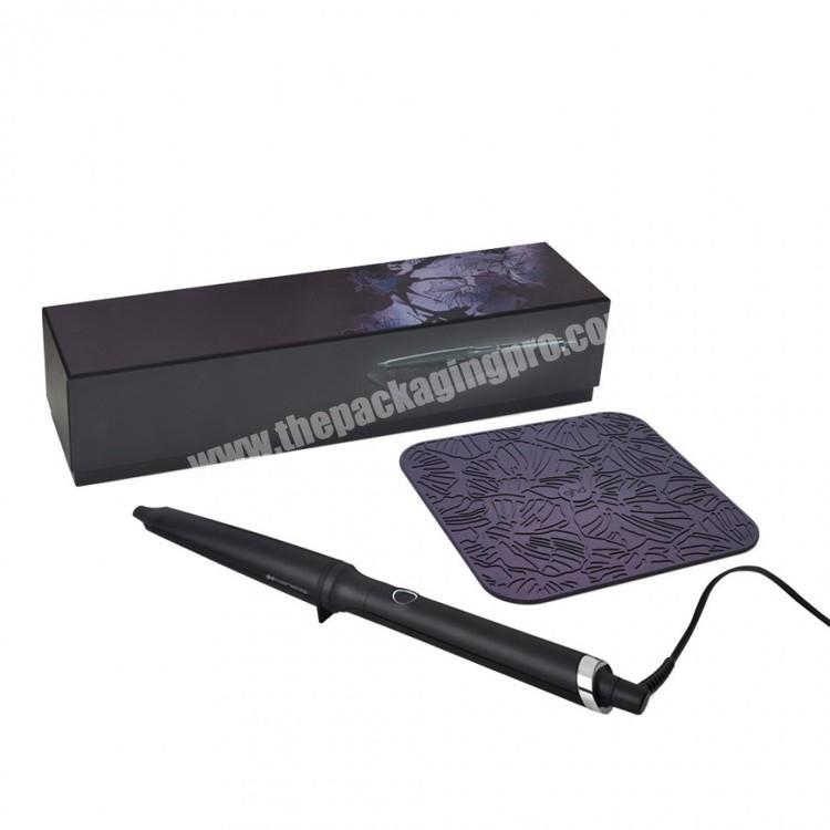 gift box for 1 set hair straightener ,hair curling iron ,mini hair straightener hair curler set packaging