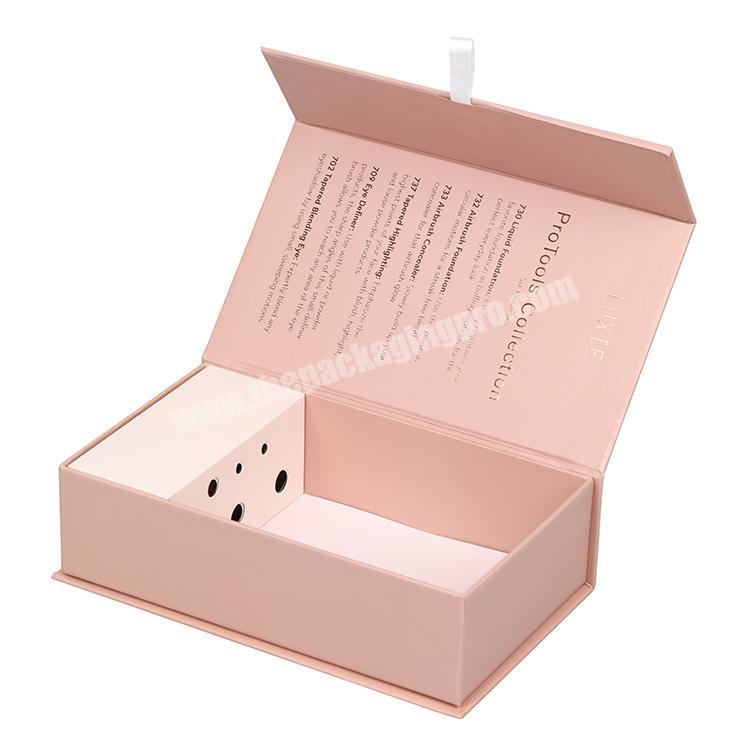 Gift Box Magnetic Cajas Pra Esponjas De Maquillaje Unique Makeup Brush Packaging Box