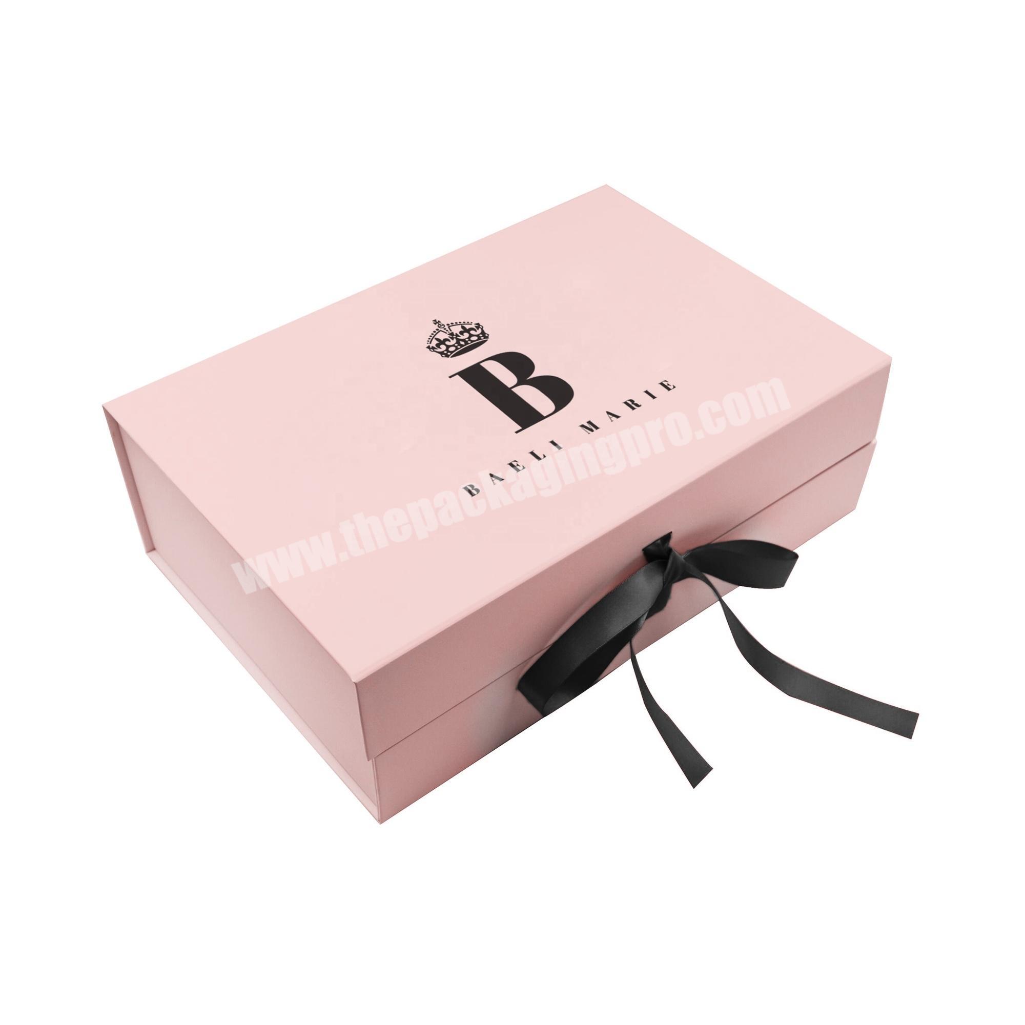Gift box packaging custom logo magnetic box with white satin insert wand massager facial roller beauty apparatus