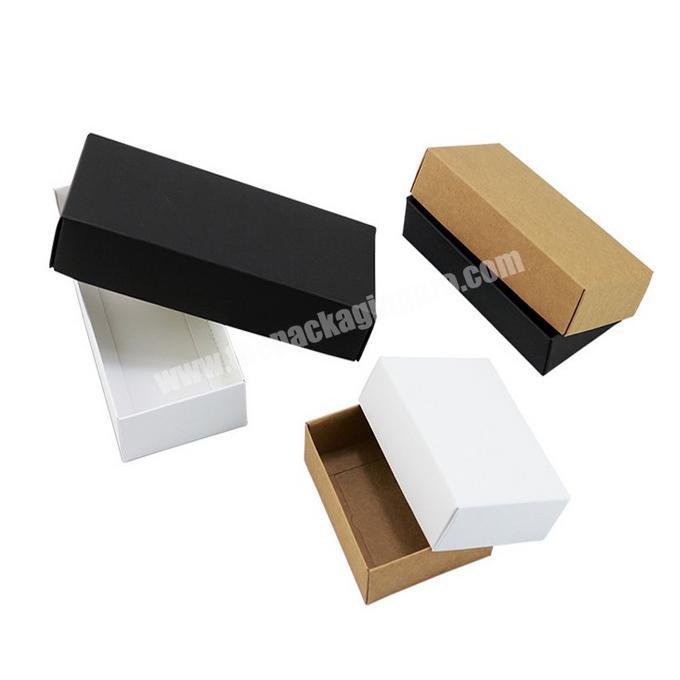 Gift Carton Kraft Paper Clothing Packing Trinket Box Heaven and Earth Cover Make Underwear Tea Paper Boxes Jewelry Display Case