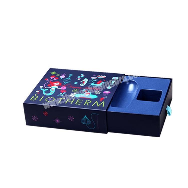 gift drawer rigid box packaging with blister