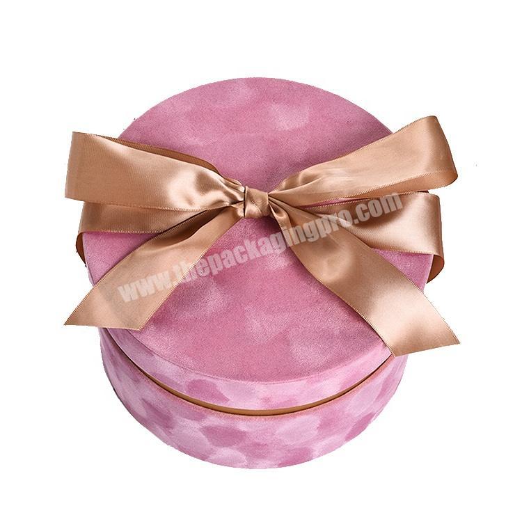 gift logo customized luxury flower velvet box