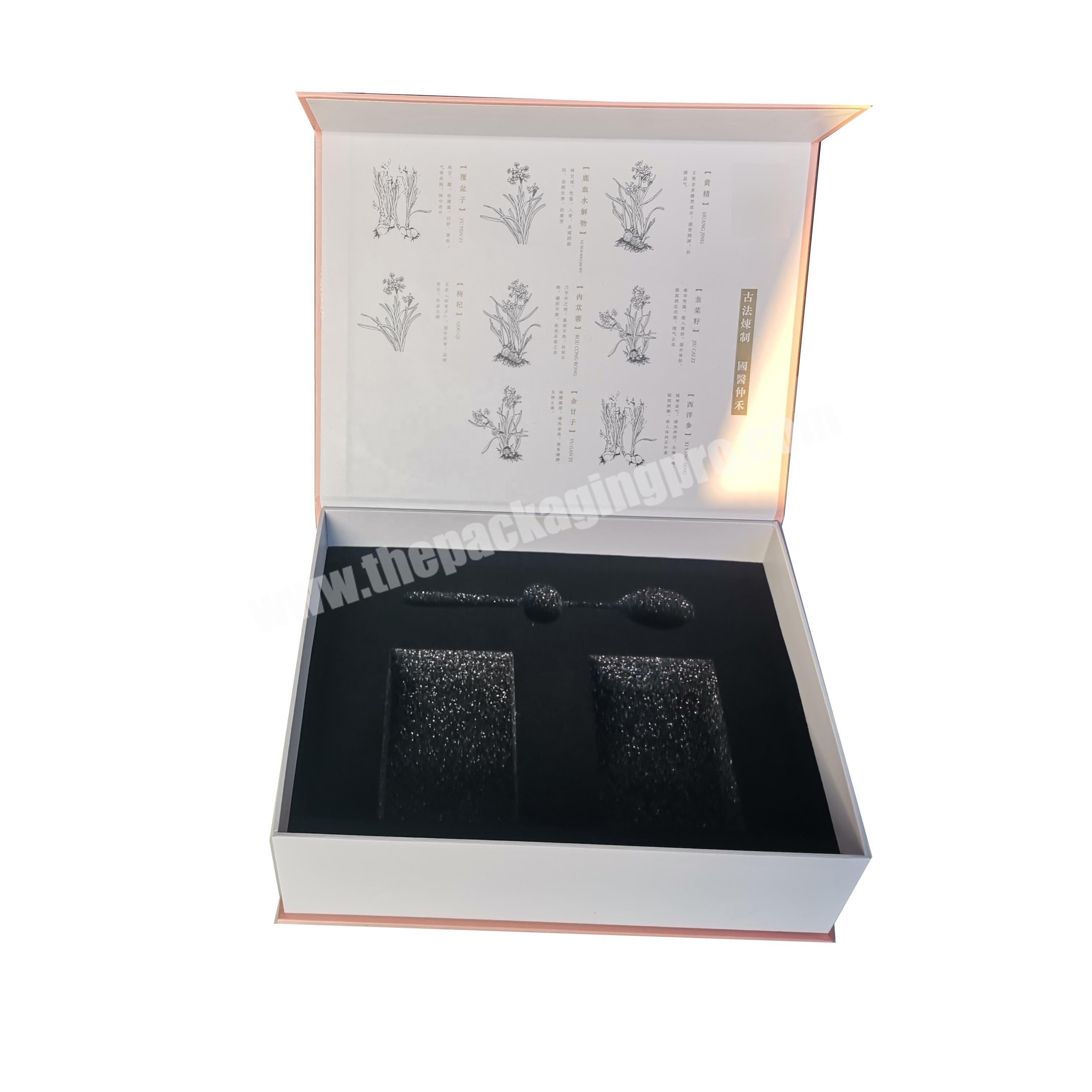 Gift packaging book shape item packing display box with compartments