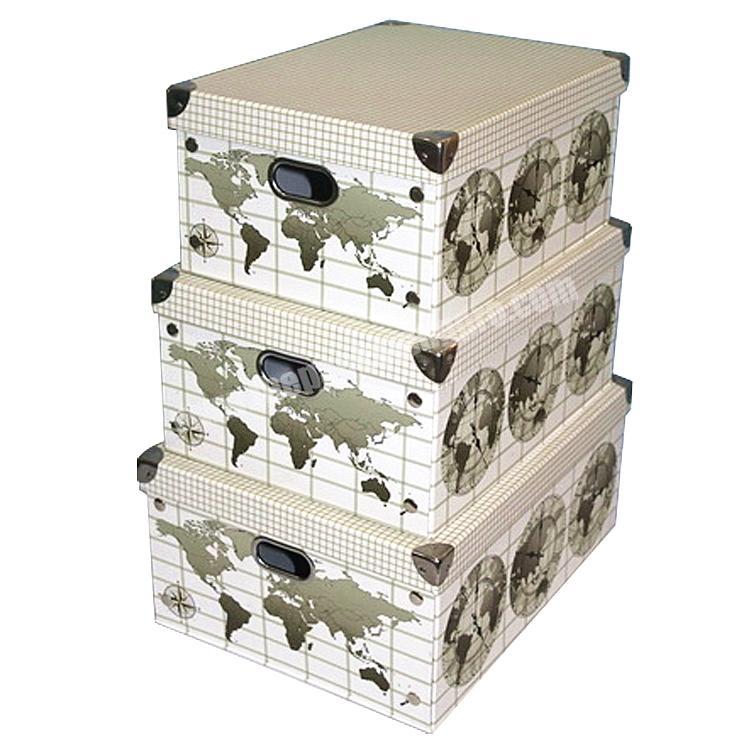 Gift Packaging Box Fancy Folding Paper Storage Printing Box With Metal Parts Gift Box