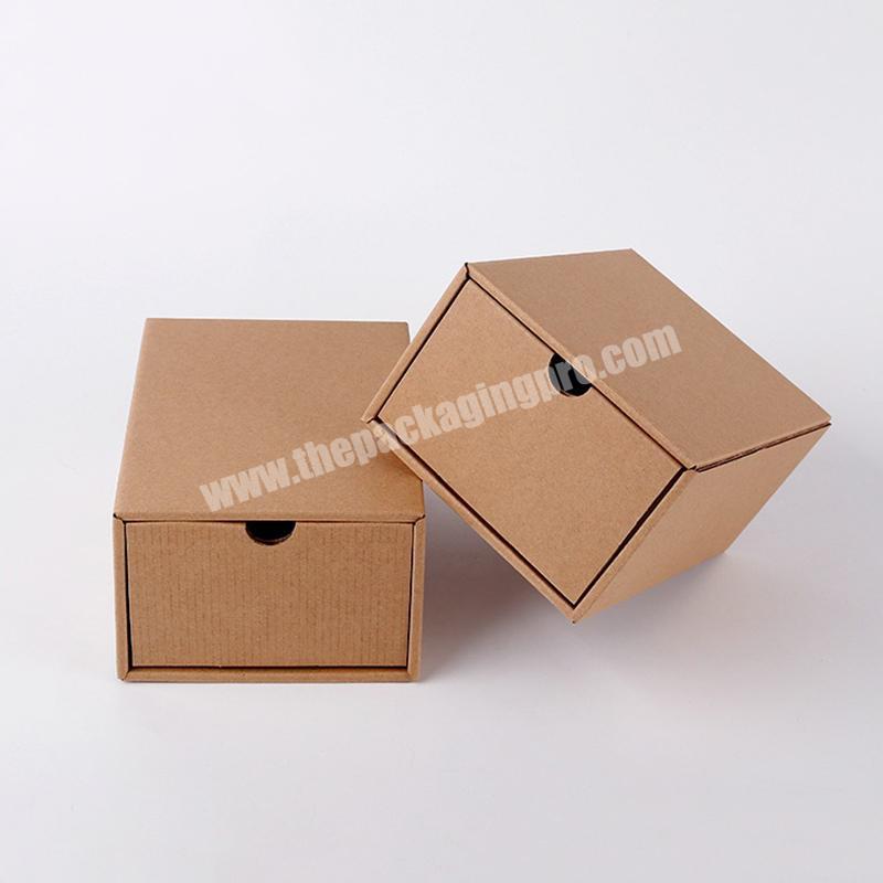 gift packaging Kraft carton customized drawer corrugated box wholesale shoes clothing storage box customization