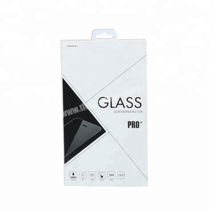 Glass screen protector paper packaging,screen protective film packaging box