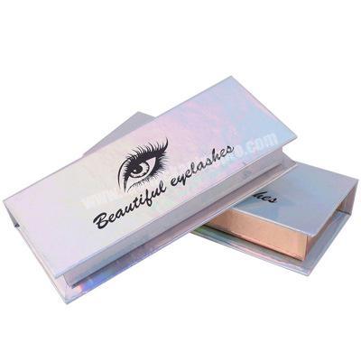 Glitter Eyelash Box Empty Paper Box Eyelash Magnetic Eyelash Box