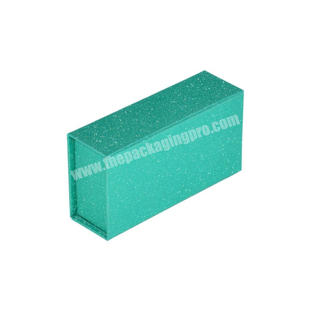 Glitter rigid cardboard custom packaging strong high quality sunglasses box packaging