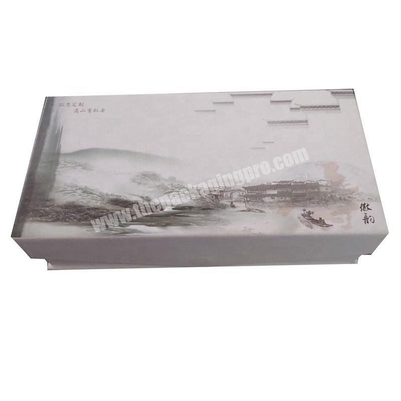 Glossy lamination cardboard paper gift box witn thin flip top lid