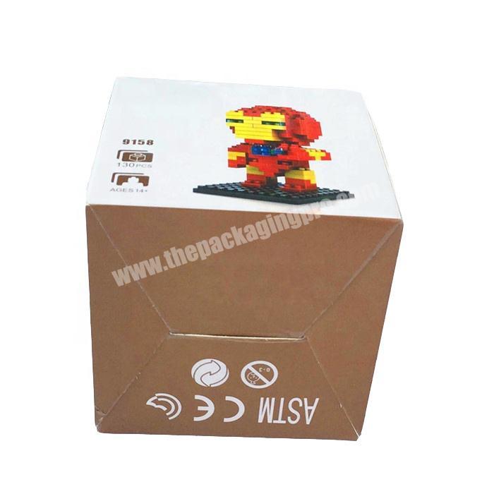 Glossy Printed Color Cardboard Paper Gift Box Children Toy Packaging