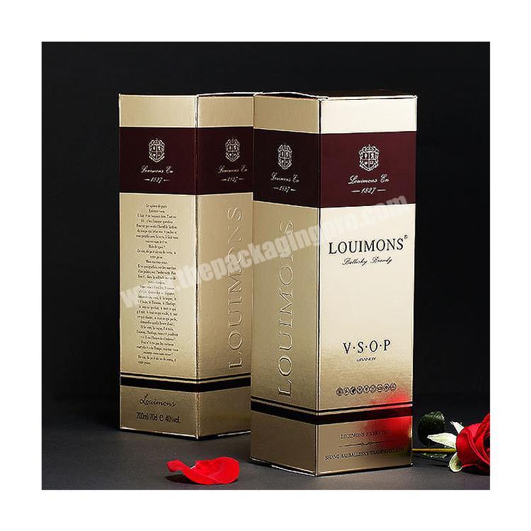 gold foil card boxes with embossed logo textured paper box cosmetics paper packaging box