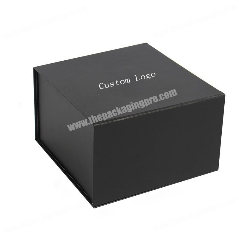 Gold foil stamping logo foldable cardboard 1-2 mm thick custom paper box baseball snapback hat packaging