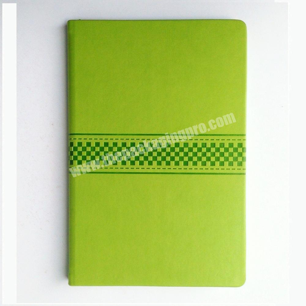 Good Design Leather Cover Diary A5 Hardcover  Notebook Embossed Logo Journal