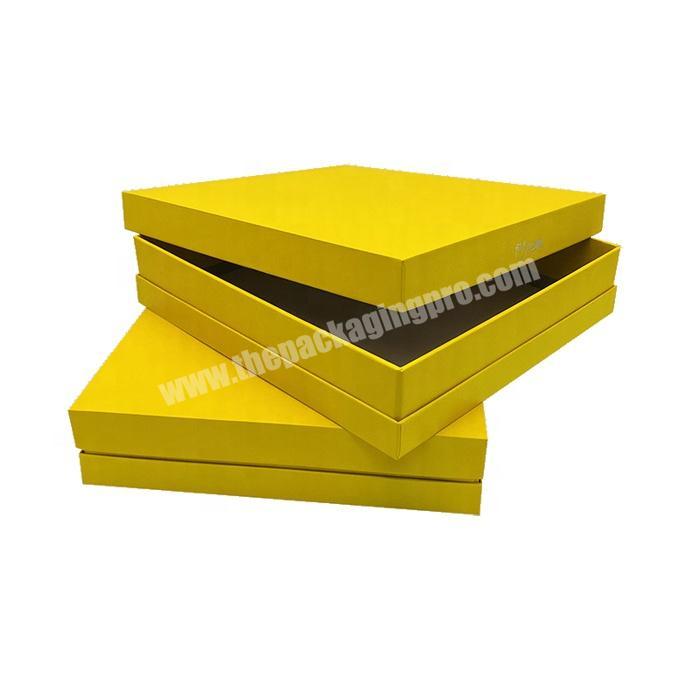 Good look custom paper packaging box top and bottom lid gift box