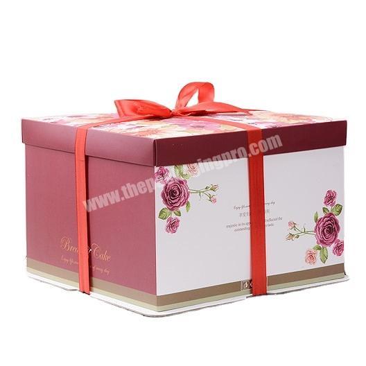 Good price wholesale supplier for paper packing box for packing cake