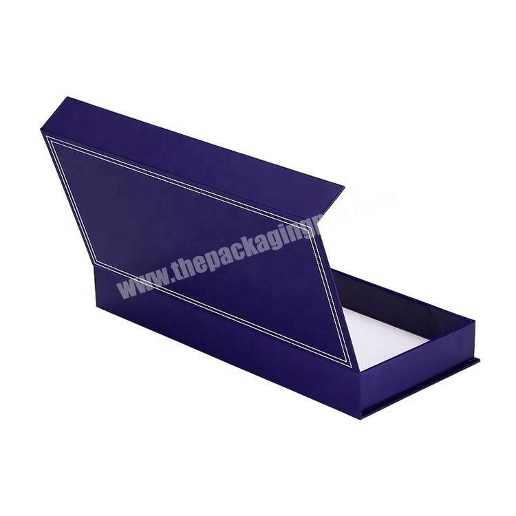 Good quality biodegradable paper cardboard flip box magnetic packaging for cosmetic products