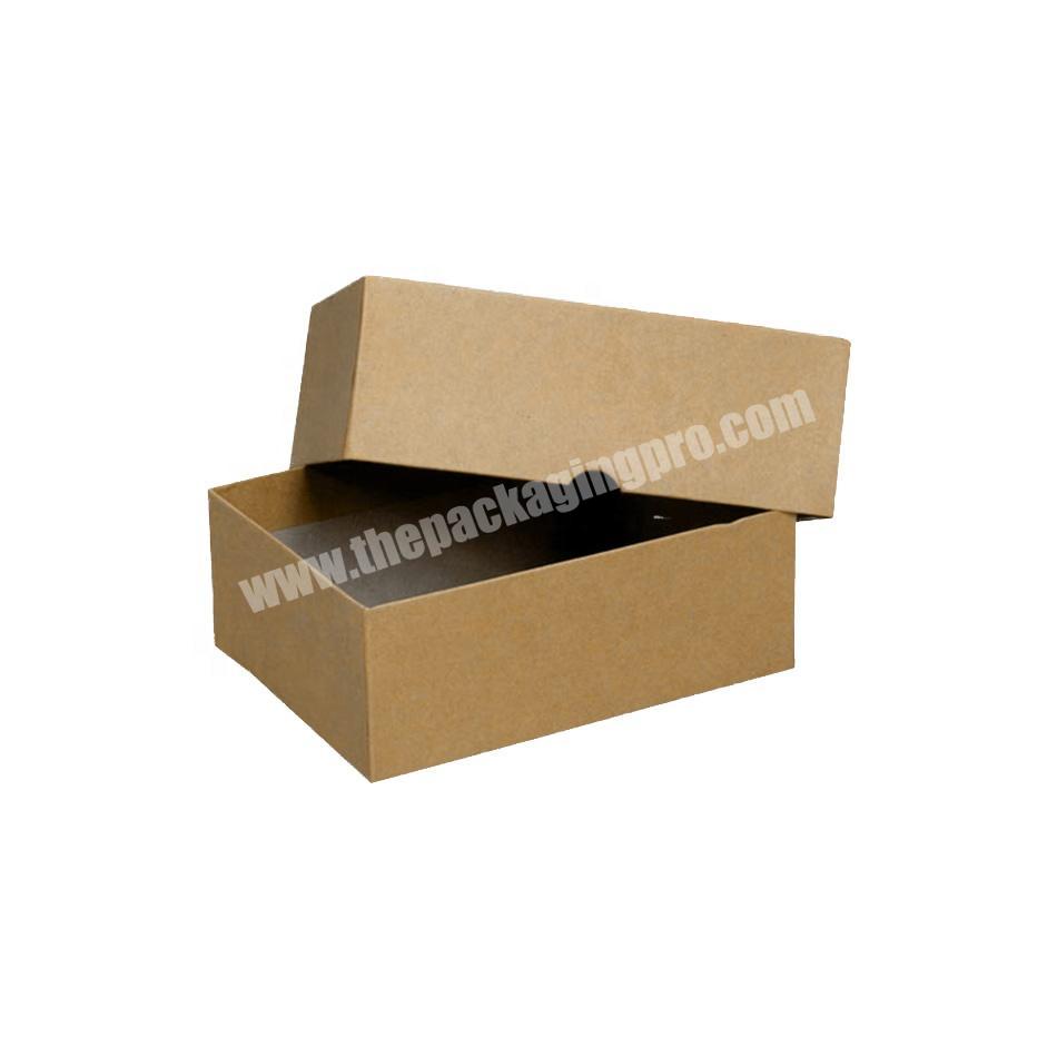 Good quality cardboard packaging brown kraft paper gift box