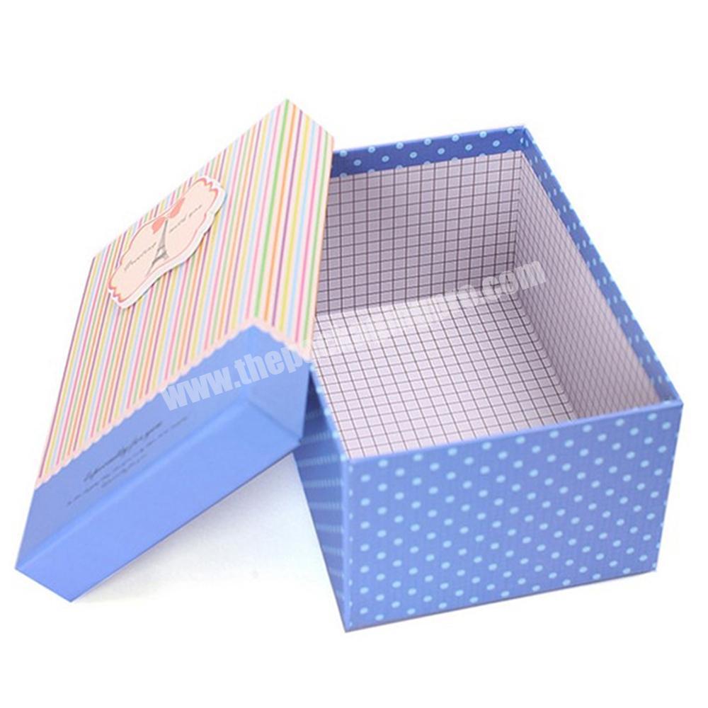 Good Quality Factory Direct Sales Square Dolls Gift Paper Cardboard Packaging Box