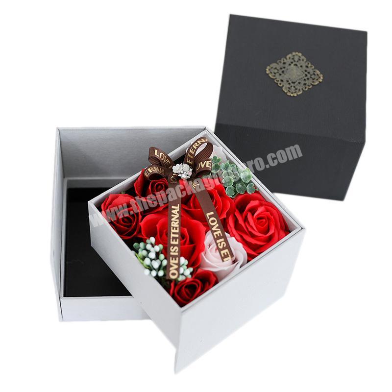 Good quality factory directly boxes for flowers packaging china flower box flower gift boxe with drawer hot sale