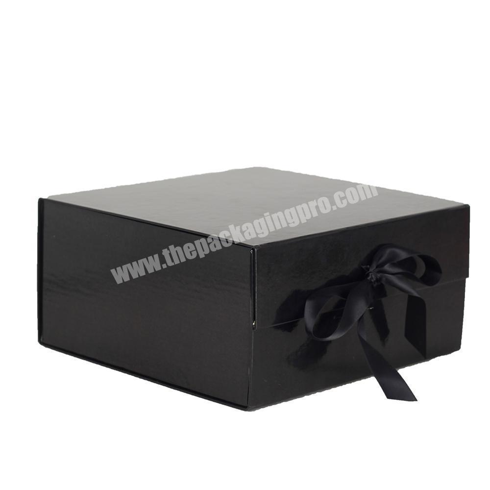 Good Quality Factory Made Gift Sunglasses Recycled Black Coated Paper Box Custom