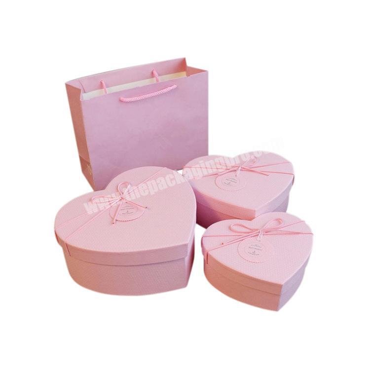 Good quality Heart-Shaped Chocolate jewelry heart shaped paper gift boxes