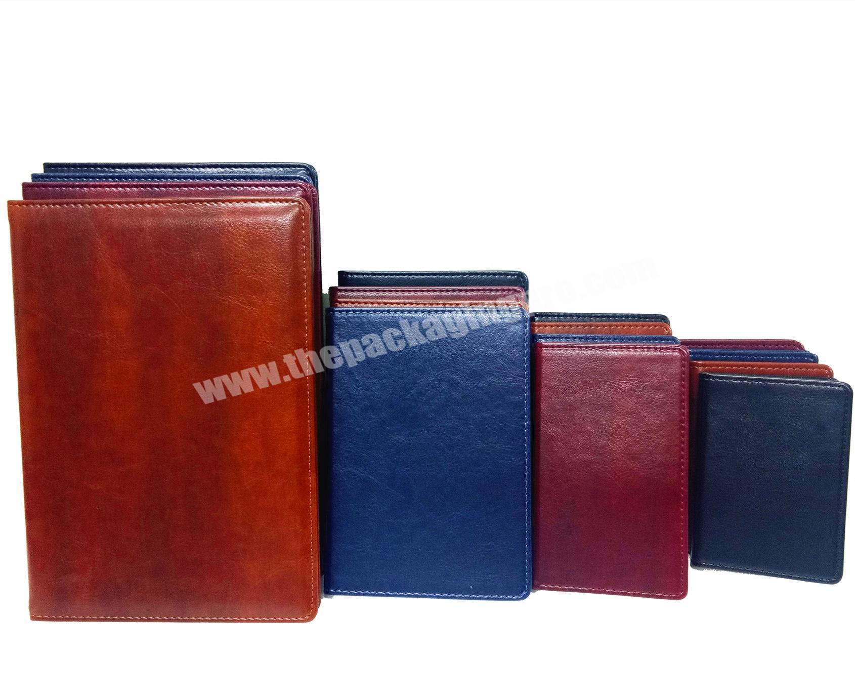 Good Quality Private Planner PU Leather Notebook Customized Diary