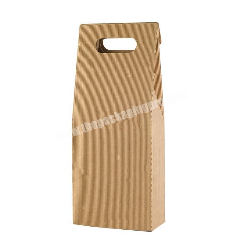 Good Quality Rigid Handle Wine bag Set Engraveable Gifts Stem Glass Bottle Wine Package Wine Lover Gift Box