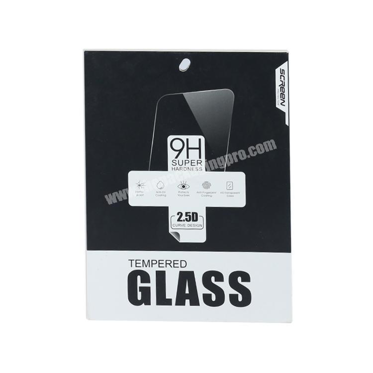 Good quality tablet screen protector tempered glass packaging box