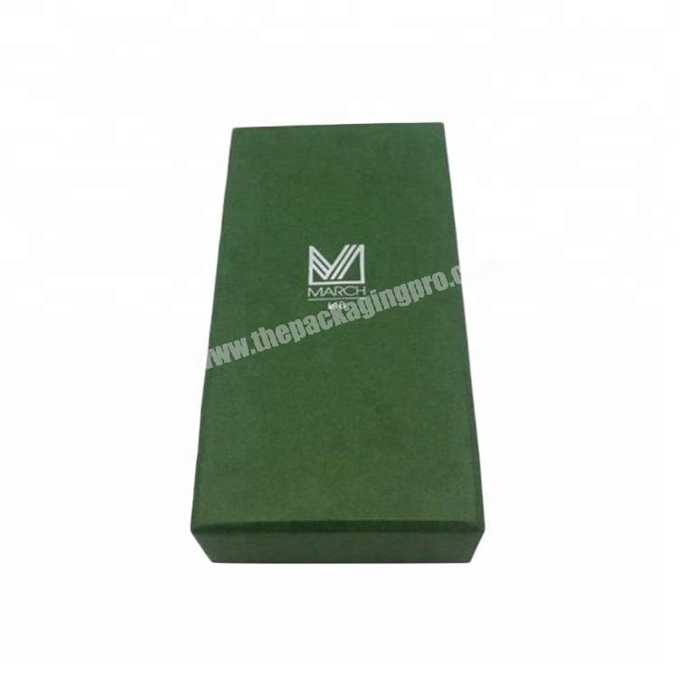 Green Printed Packaging Box For Jewelry Packaging With Custom Logo
