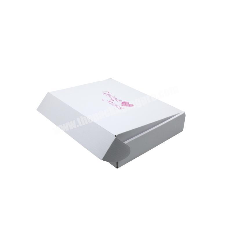 Guangzhou Factory Custom White Corrugated Paper Packaging Gift Set for 500ml Shampoo and 500ml Hair Conditioner