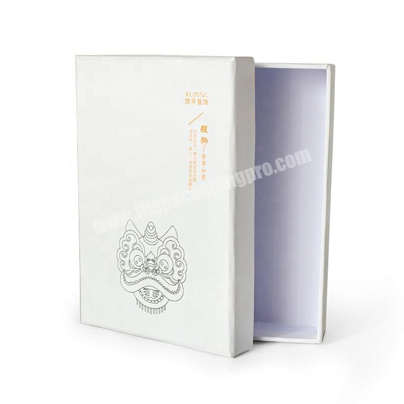 Guangzhou factory wholesale recycled archive luxury paper gift box with lid